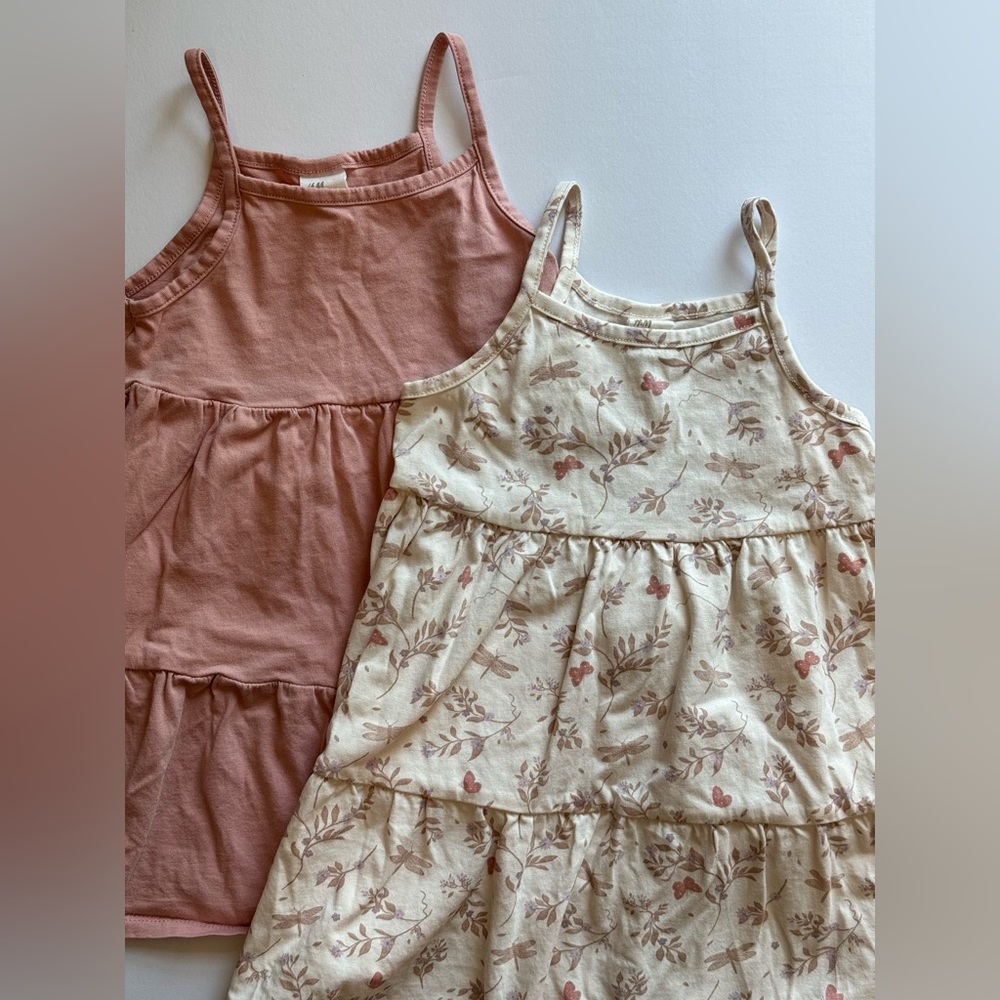 H&M Toddler Girl cotton Jersey Dresses SET
